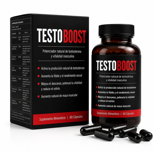 TESTOBOOST - Recuperá tu testosterona, energía y libido naturalmente