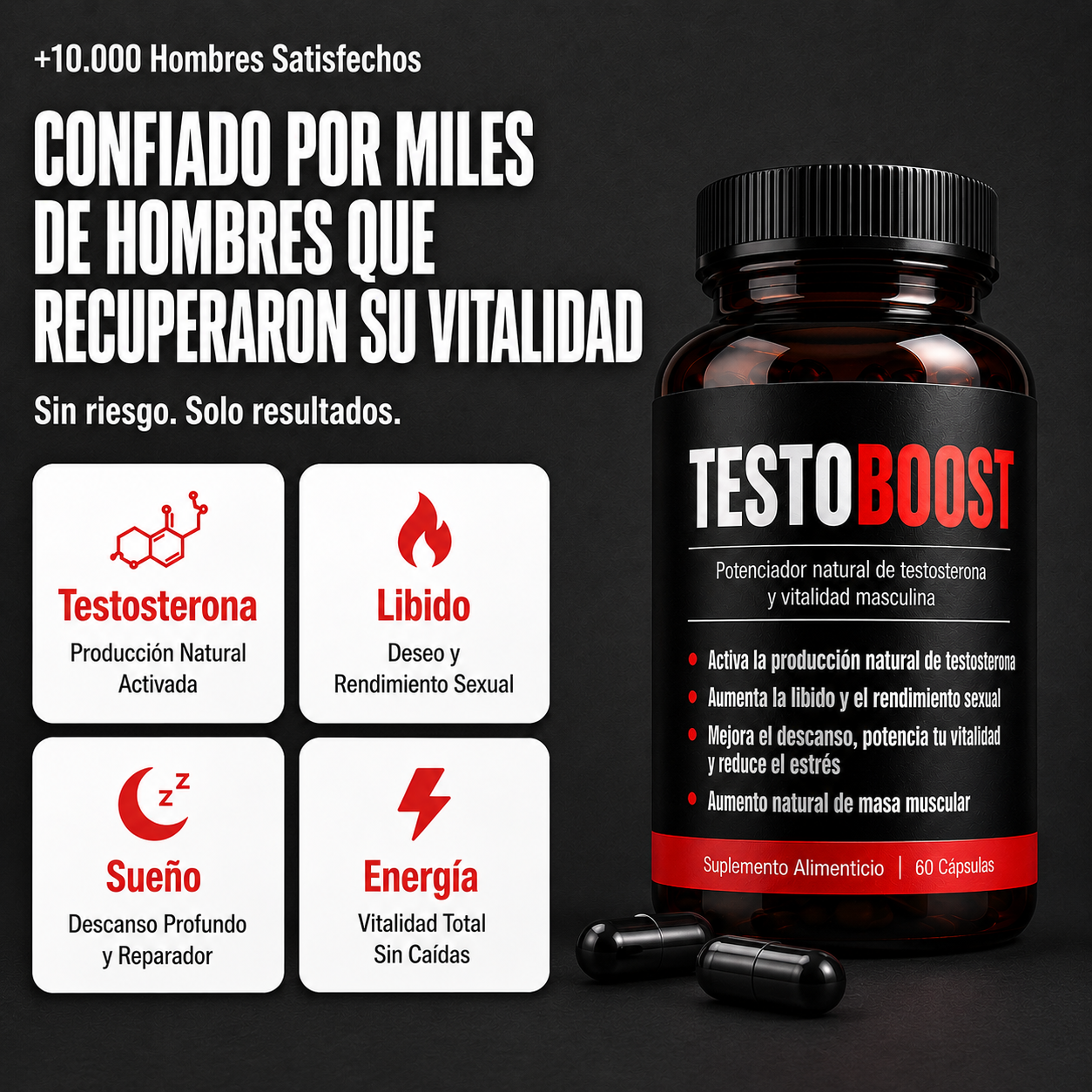 TESTOBOOST - Recuperá tu testosterona, energía y libido naturalmente